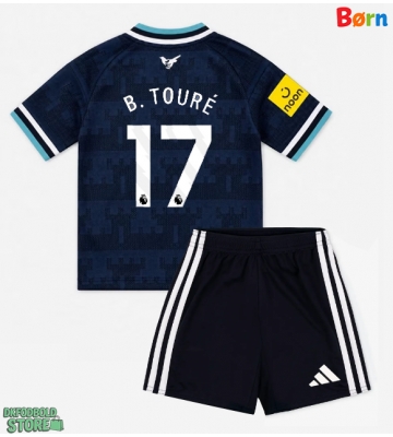 Newcastle United Bazoumana Toure #17 Replika Babytøj Udebanesæt Børn 2026-27 Kortærmet (+ Korte bukser)